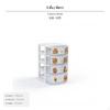 Multi-functional Four Layer Storage Box Cute Bear Handle Office Organizer Drawer