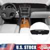 Red Line For Lexus IS250 IS350 Leather Non-Slip Dashboard Cover Mat Dashmat