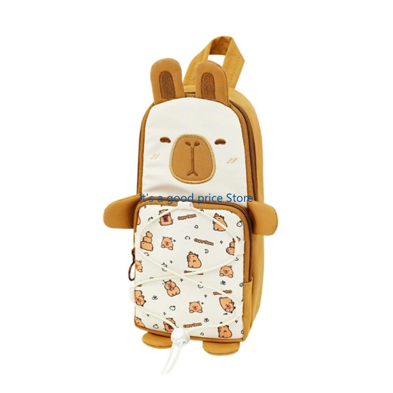 

Capybara Pencil Pouches With Large Compartment And Handle Large Capacity Pencil Case For Kids Students School Supplies