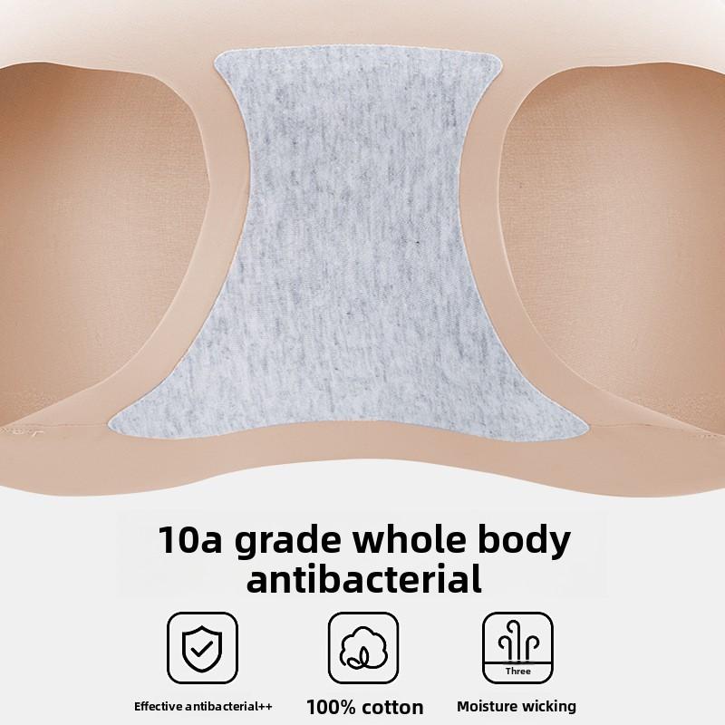 Women's Summer Thin New High Waist Abdominal Fast Dry Breathable Ice Silk No Trace Briefs
