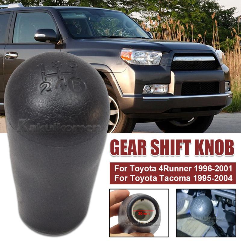 33504-20100-C0 Car Manual 5 Speed Gear Shift Knob Shifter Lever Head Fit for Toyota 1996-2001 4Runner 1995-2004 Tacoma Black