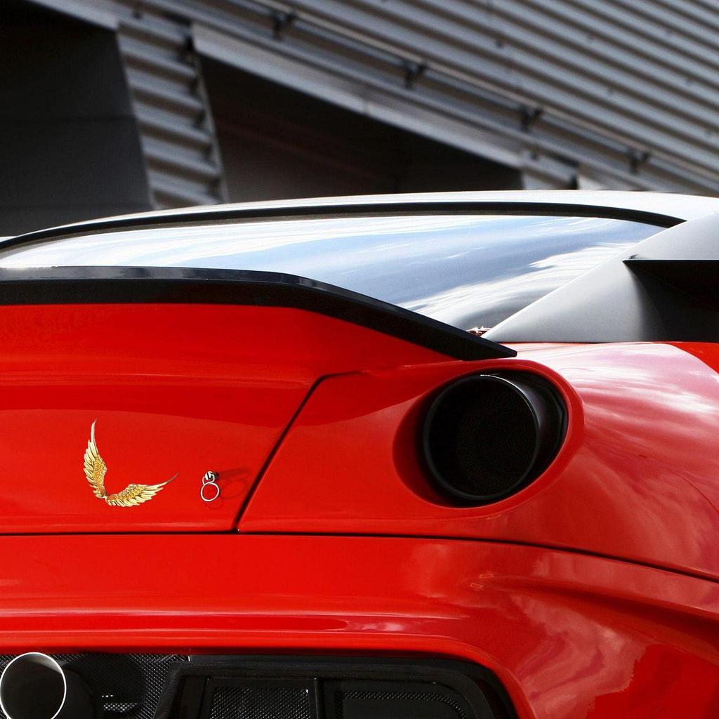 Ørnevinger for bilklistremerke,Bil 3D-skilt,Falkefjær,Emblem,Selvklebende dekal Biltilbehør Metall Ørnevinge