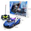 1:22 Rechargeable Five-Way Remote Control Car, Electric Light One-Click Door Opening Simulation Police Car Children'S Toys