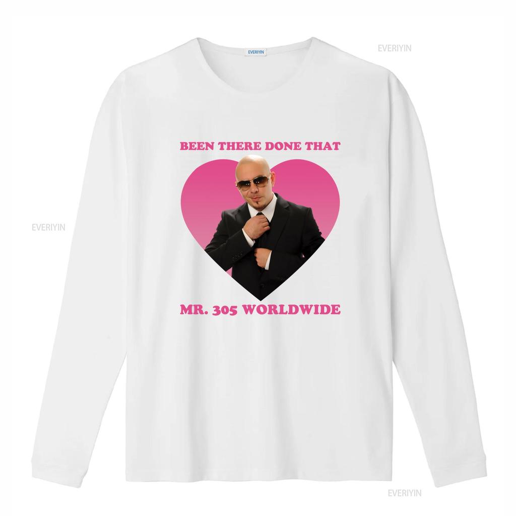 Been There Done That Mr 305 Worldwide Pitbull T Shirt vintage Washed homme Stylish Breathable Top For Everyday Wear Versatile