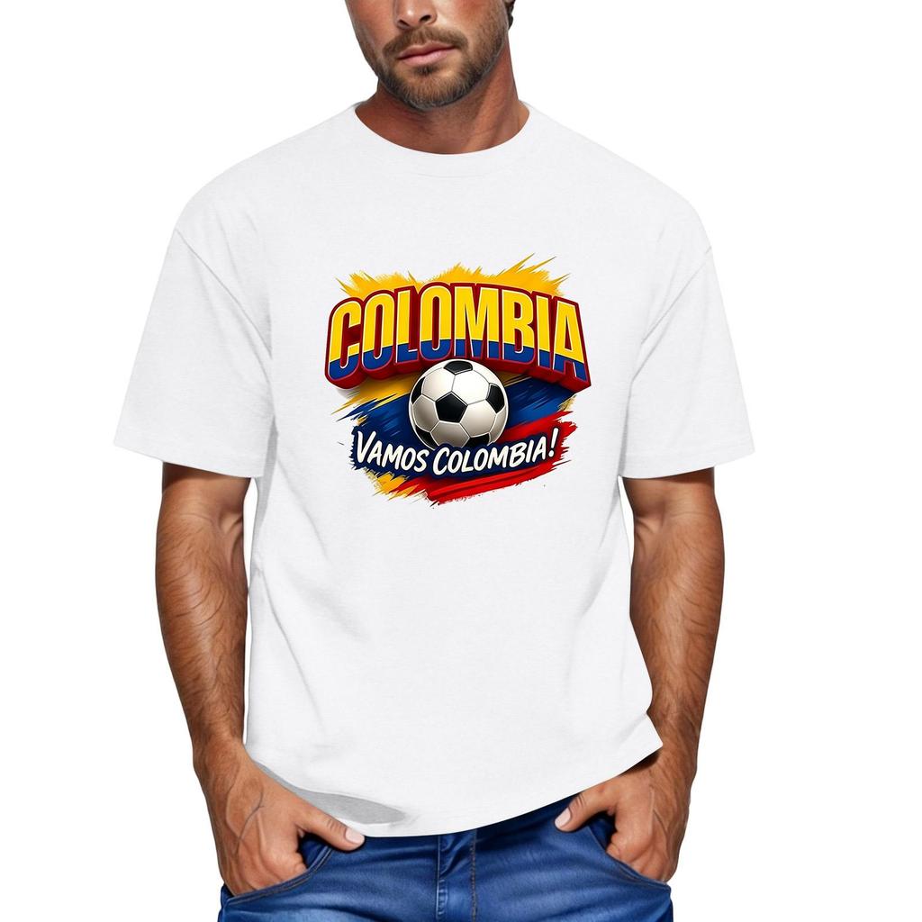 Men's Casual Short Sleeve Crew Neck T-Shirt Soccer Graphic Print Top Lightweight Comfortable Fit