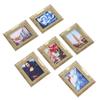 1:12 Dollhouse Miniature Frame Oil Painting Diy Doll House Accessories Decor