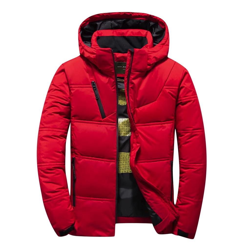 Men's And Winter New Fashion Contrast Color Loose Casual Jacket