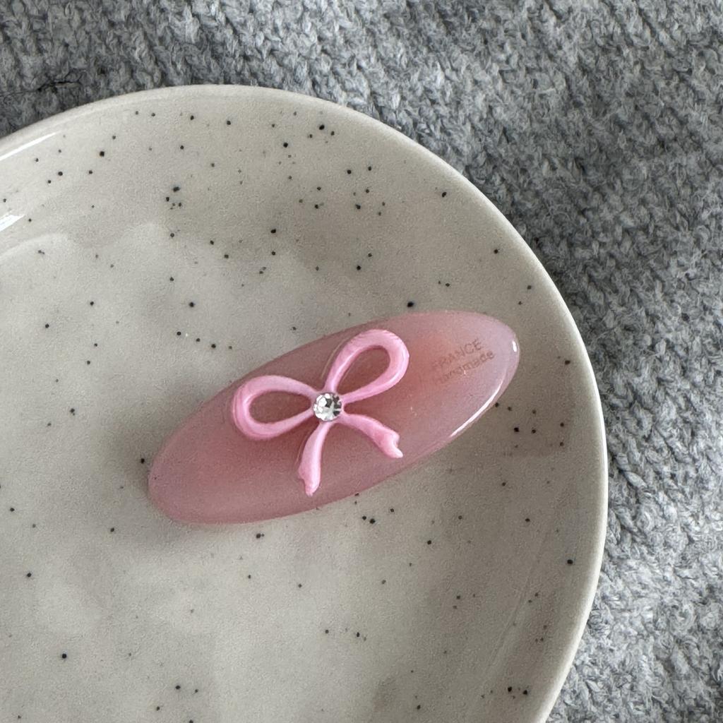 Acetate Hair Clips Bow Oval Geometric Barrettes Side Pins Hairpin Sweet Cute Women Hair Accessories