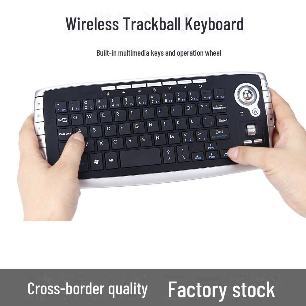 Air Mouse Wireless Trackball Mini 2.4G Tastatur und Maus Combo