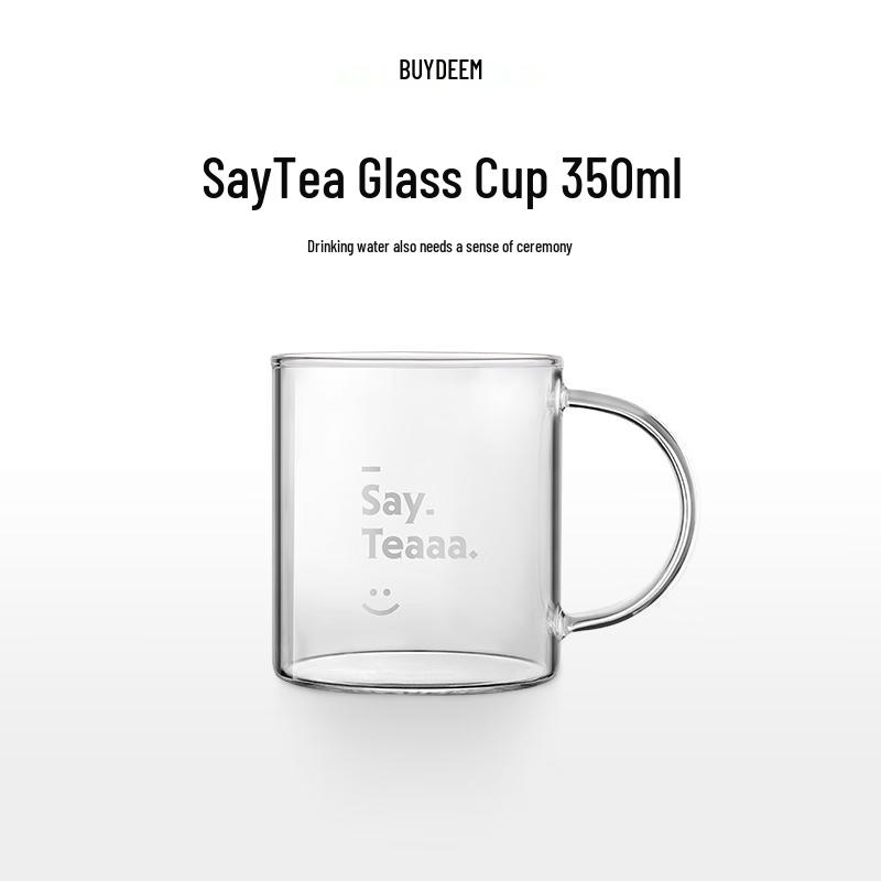 Стакан для питья Buydeem Saytea из высокоборосиликатного стекла