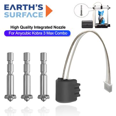 Per Anycubic Kobra3 Max Combo Hotend Ugelli Assemblaggio Testina Stampante Con Ugello da 0,4/0,6/0,8 mm per Stampante 3D Accessori Anycubic