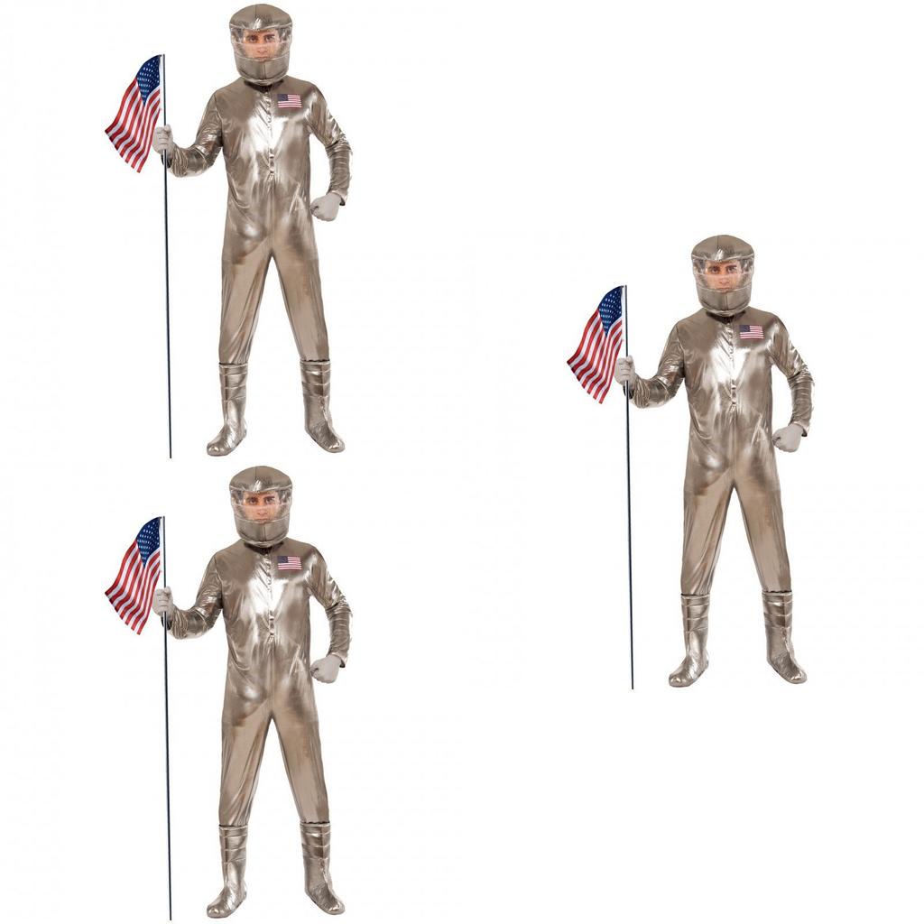 Premium Halloween Performance Costume For Men Featuring Stunning Silver Accents For Game Theme Events