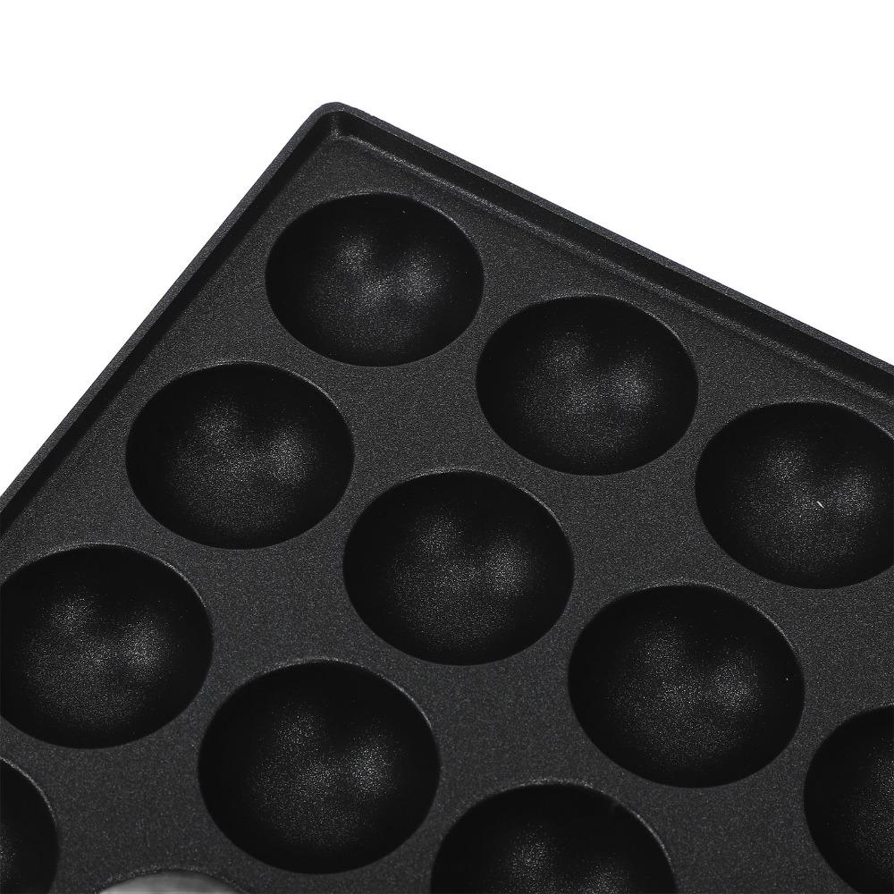 Black Takoyaki Maker Pan Nonstick Quail Egg Baking tray  for Brunch Breakfast