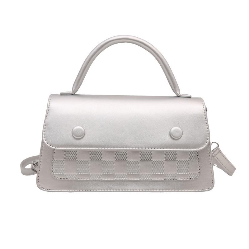 Fashionable Checkered Women's Bag New High quality Niche Crossbody Bag Fashionable Commuter Shoulder Bag Small Square Bag