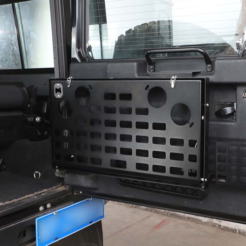 For Land Rover Defender 90 110 L663 2020-2024 /2004-2019 Aluminum Tailgate Multi-function Storage Rack Auto Parts
