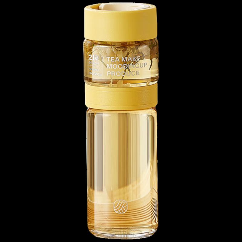 RELEA Glass Tea Infuser Cup