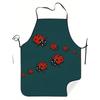 1pc Ladybug Creative Design 2D Printed Kitchen Apron