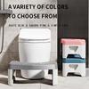 1Pc Toilet Stool For Bathroom, Comfort Toilet Stool For Adult Kids Pregnant Women, Squatting Aid Footstool, Anti Slip Thickening