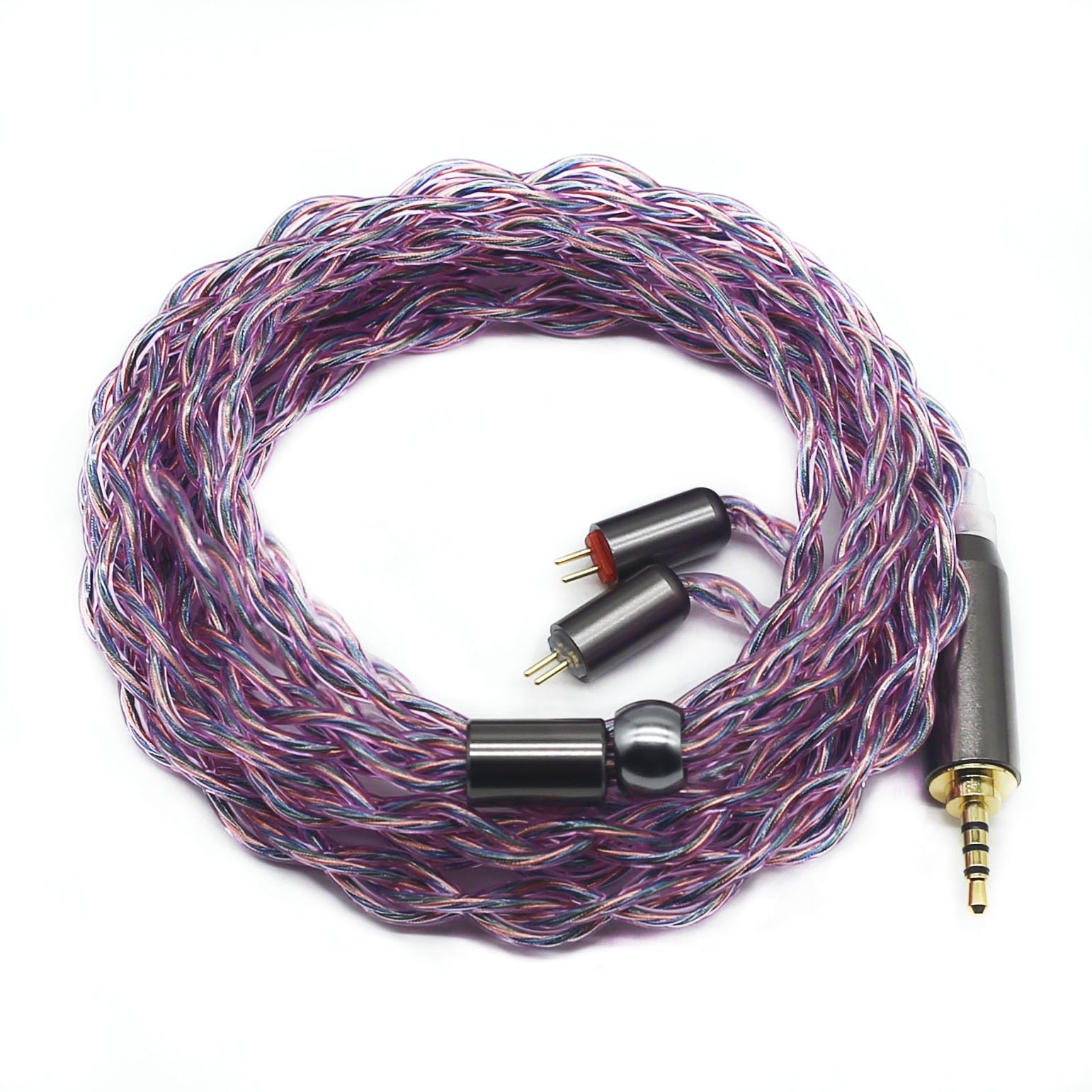 

Кабель для наушников из монокристаллической меди, сменный кабель для апгрейда BIGMANGO-Melody 2,5 мм 2-контактный и бескислородный кабель, 2,5 мм перекабель, 4-жильный, 2-контактный кабель,