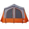 Vidaxl Tenda da Campeggio, 5 Persone, Grigio-Arancione, Impermeabile