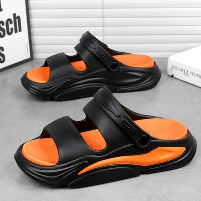Herren Outdoor Sandalen Hausschuhe Strand Bequem Dick Weich Clogs Sommer Herren Freizeitschuhe Gartenschuhe Herren Damen Strand Sandalen