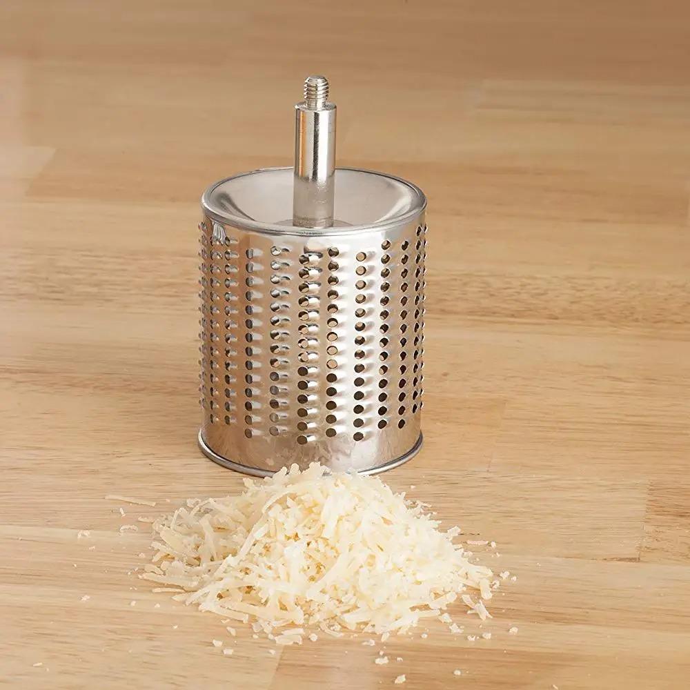 Manual Cheese Grater with 5 Blades Vegetable Slicer Easy To Use Cheese Shredder  Prepare Meal