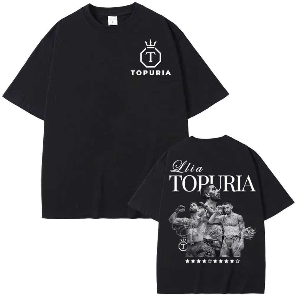 2026 El Matador Ilia Topuria Vintage Graphic T Shirt Mens Clothing Fashion Gothic T Shirts Man Summer Tops Comfort Tshirt