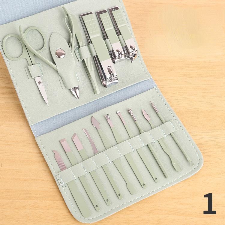 1set Nail Clipper Set beauty enhancement tools nail clipper Manicure Pedicure clipper Nail Clipper Set Red