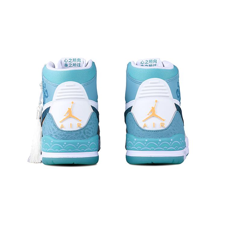 Jordan Legacy 312 Azure Dragon Cushioning Abrasion Resistant Breathable Cushioning Abrasion Resistant Breathable FV3625-181(Team73-)