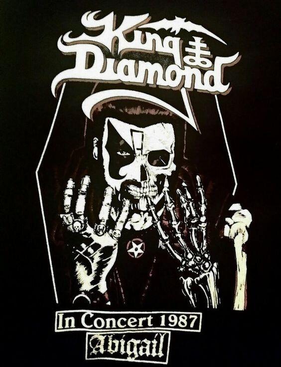 Новая популярная футболка King Diamond на концерте 1987 года Missy Black ME Все размеры Унисекс XXXXL