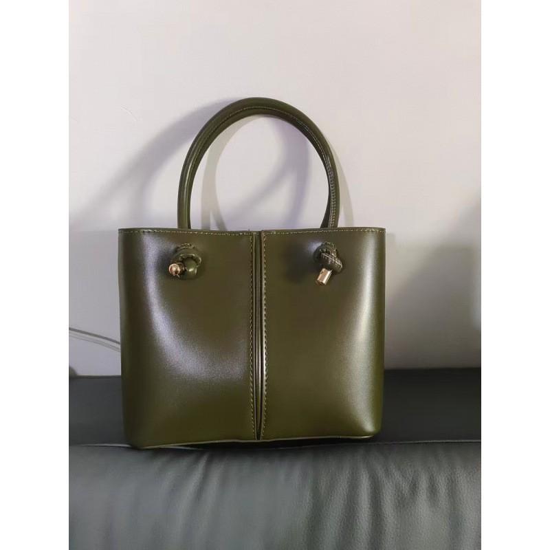 

Z Cross-border 2026 Fashion Bucket Bag Retro Knotted Large Capacity Shoulder Cross-body Handbag темно-зеленого