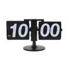 Desk Clock Mechanical Battery Powered 12 Hours Quiet Automatic Page Turning Clock with Extended Rod for Living Room