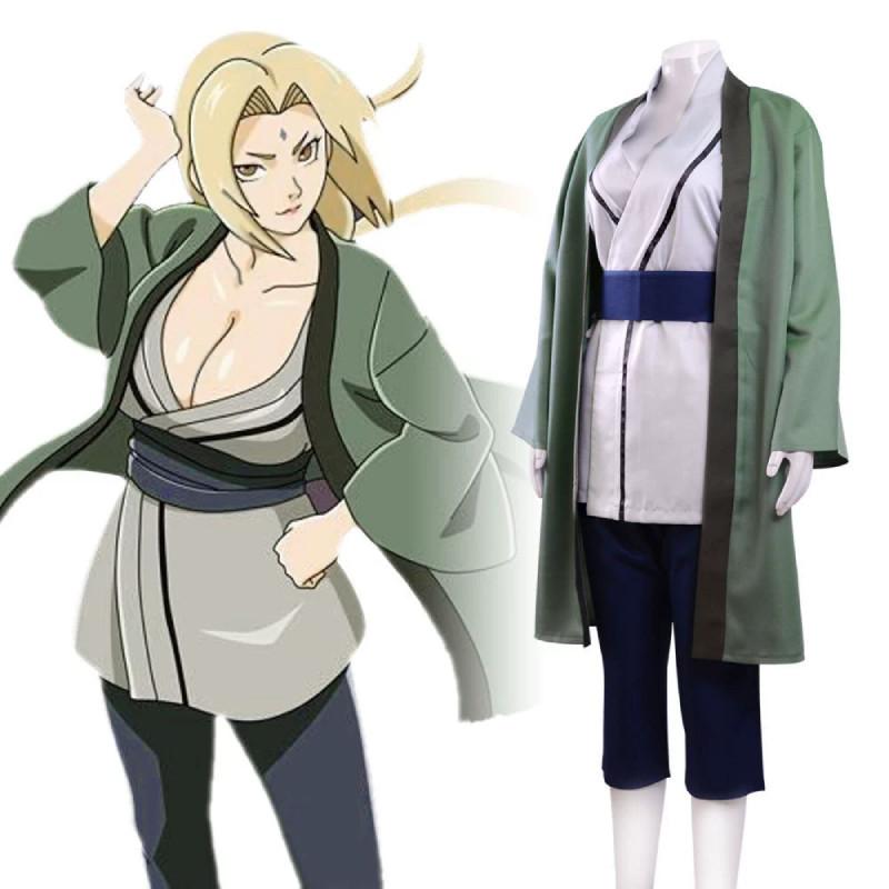 Tsunade Cosplay Naruto Costume Anime Role Play Halloween Party Stage Performance