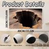 3D Optical Illusion Rug, Test & Play with Dog or Cat, Rug That Looks Like a Hole in The Ground, 3D Realistic Hole Rugs for Door Entrance, Bath, and