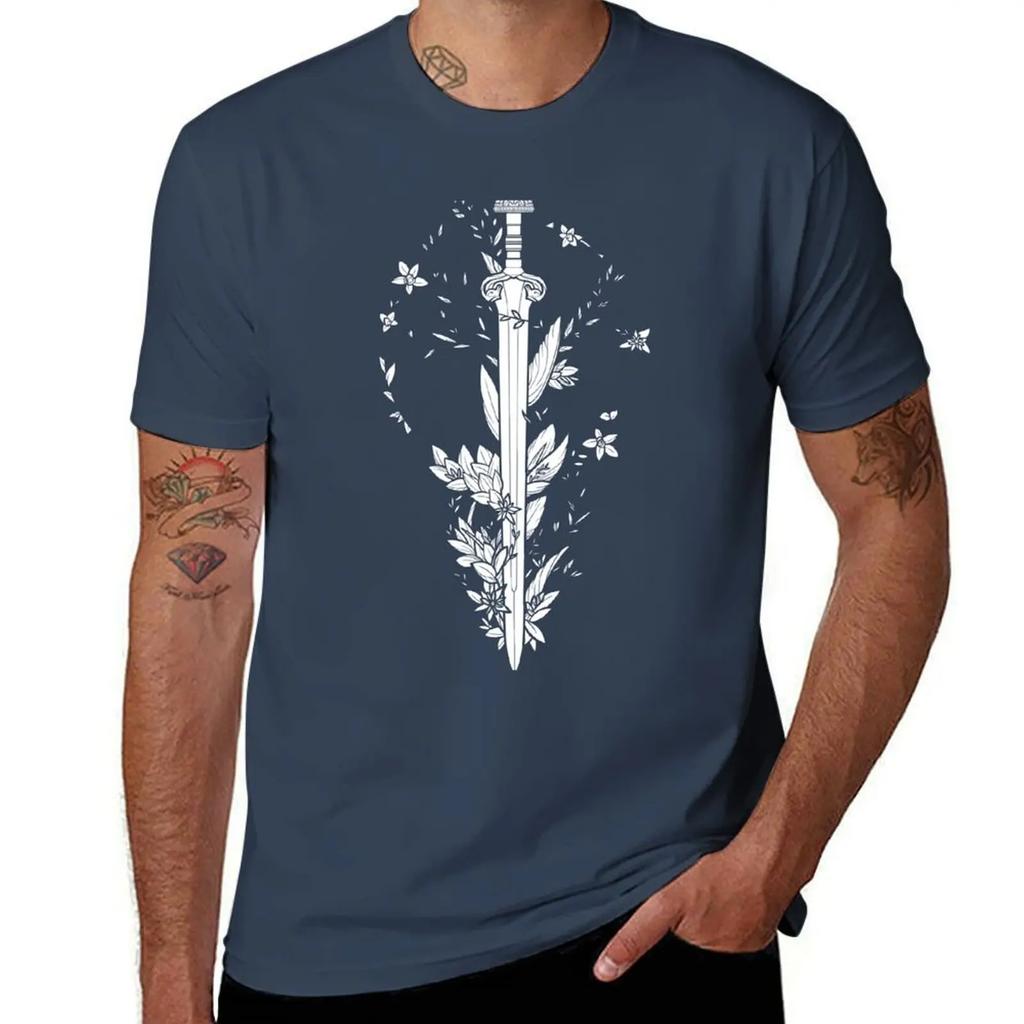 Sword of the Shieldmaiden T-Shirt luxury t-shirt summer 2025 valentines clothes graphic shirts slim fit t shirts for men