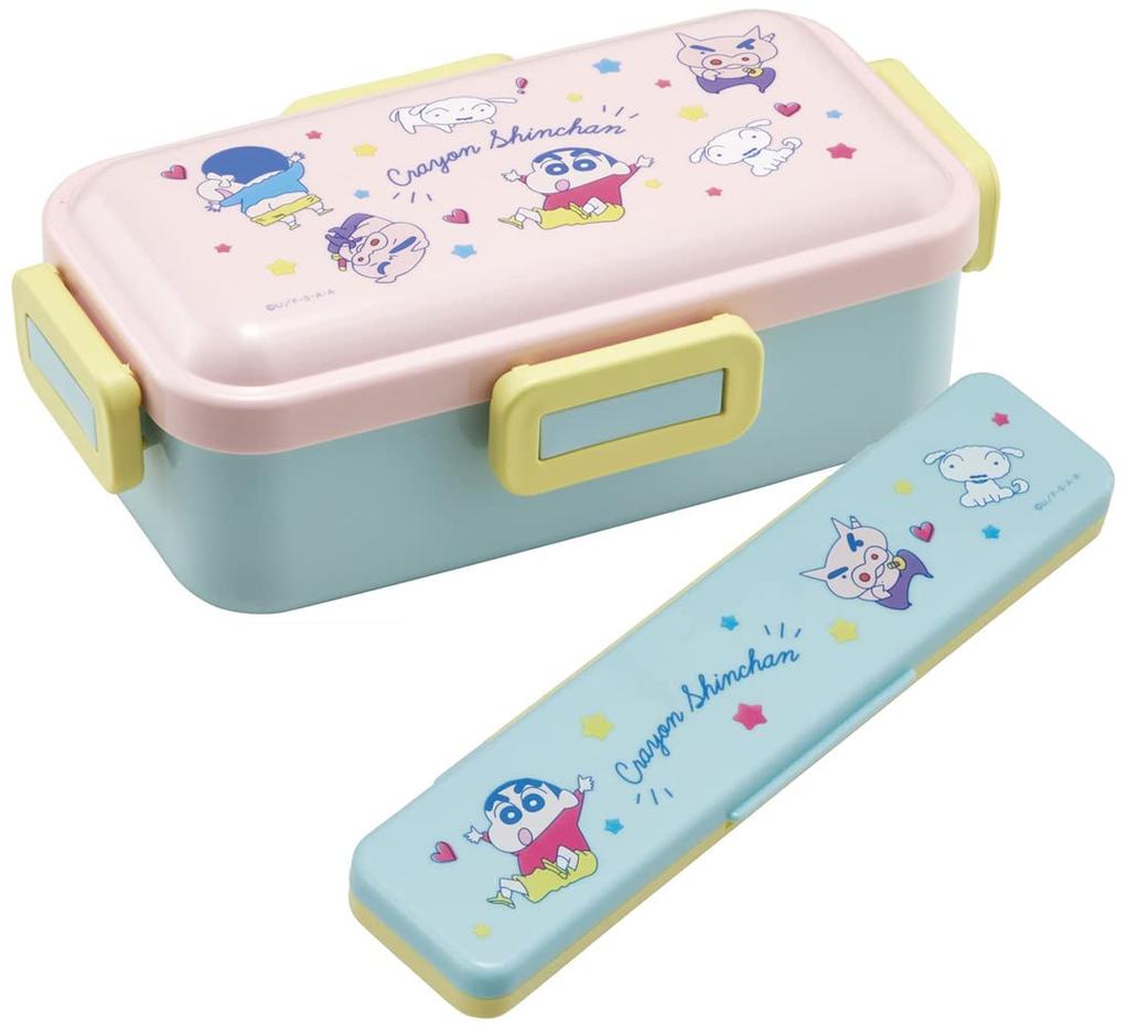 Skater Silver Ion Antibacterial Fluffy Dome Lid Bento Box 530ml Crayon Ag+ Shin-chan PFLB6AG-A