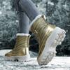 TUINANLE Cotton Shoes for Women Winter Boots Plush Warm Snow Boots Non-slip Thick Sole Female Mid-calf Bling Shoes