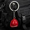 Fireman Hat Shaped Key Chain Realistic Miniature Firefighter Helmet Keychain For Backpack Or Car Decoration