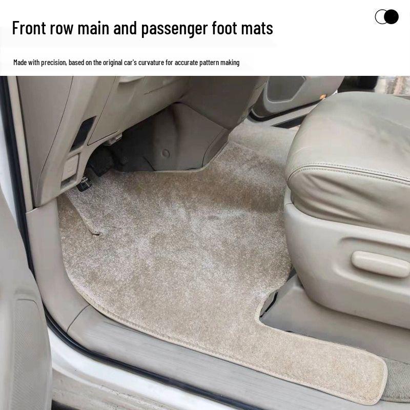 Toyota Previa Floor Mats: Imported Carpets for Second & Third Row, Custom Middle Row Interior Modification