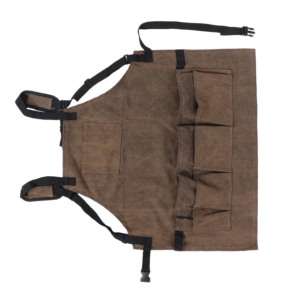 

Multipurpose Waterproof Woodworking Apron with Tool Pockets Garden Workshop