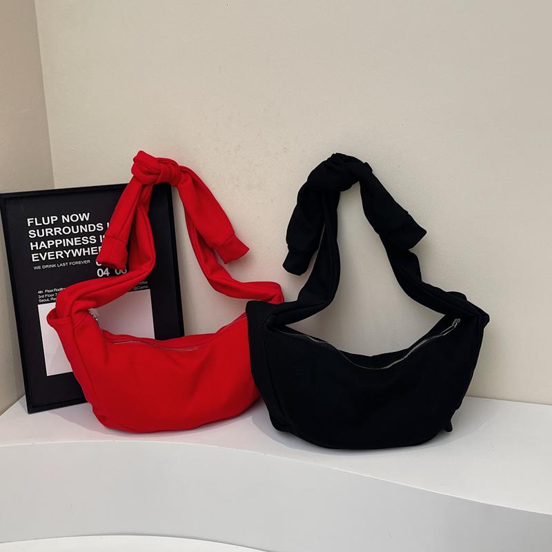 Crossbody-veske Dame Stor Kapasitet Skulderveske Lett Ensfarget Tote-veske