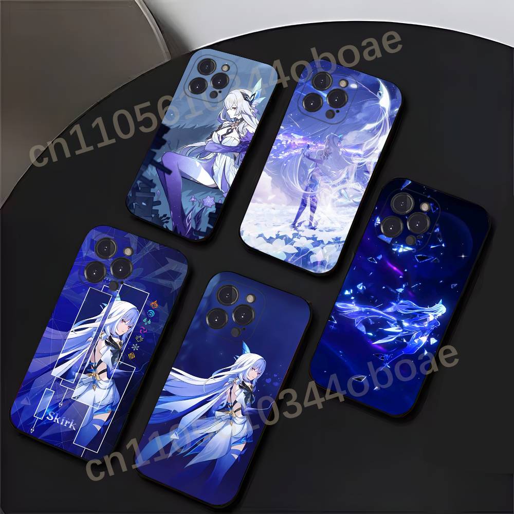 S-Skirk Genshin Impact Phone Case For iPhone 17,16,15,14,13,12,11,Pro,Max,Plus Shockproof Cover