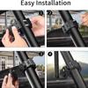 1.75"-2" UTV ATV Roll Cage Clamp Mount for LED Light Bar, 4WD Off-Road Accessories, Heavy Duty Aluminum Bracket, RZR Can-Am car