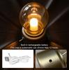 LED Study Table Lamp Glass Desk Light with Warm White Glow Mini Reading Lamp for Office and Student