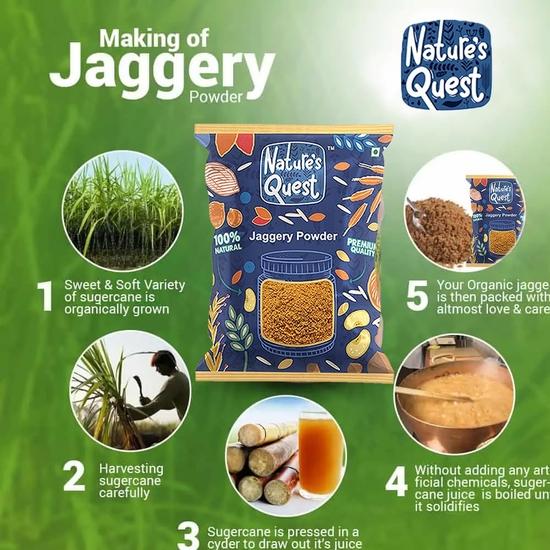 Nature's Quest Jaggery Powder - 450 Gms.