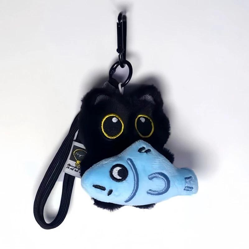 Cute Plush Bunny Teddy Bear Crying and Angry Expression Pendant Student Backpack Decoration Accessories Super Cute Keychain
