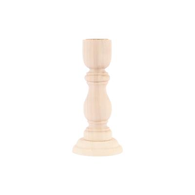 Craft Mantel Stand Home Decor Retro Vintage Candlestick Holder Candle Holder Wedding Decoration Wooden Pillar