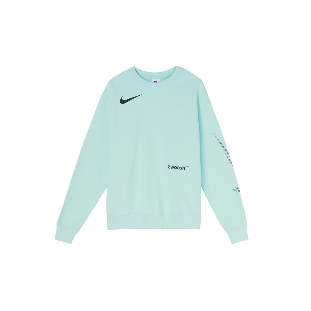 Nike Sweatshirts Men's Green Crew Neck Moderate Regular FB1960-317