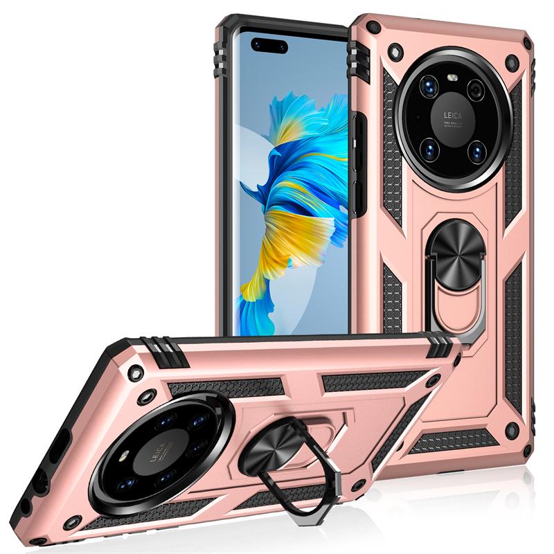 

For Huawei Mate 40 Pro Plus Case Luxury Armor Magnetic Holder Ring Phone Case For Mate 40 Lite 40 Pro 40 Shockproof Back Cover For Mate 40 Pro Plus
