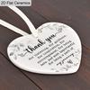 Thank You Gifts Ceramic Ornament - Appreciation Gifts for Women, Thank You Gift for Coworker, Friend, Teacher, Boss, Employee - Home Decoration Idea
